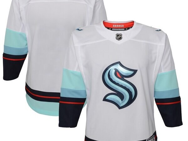 Seattle Kraken Youth Away Premier Jersey - White