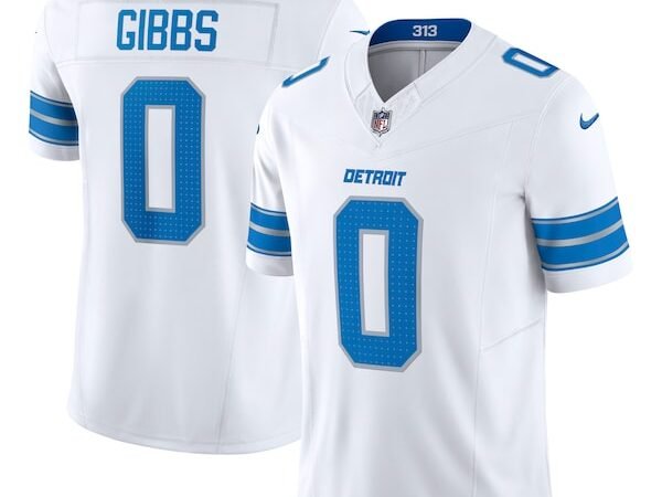 Jahmyr Gibbs Detroit Lions Nike Vapor F.U.S.E. Limited Jersey - White