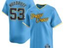 Brandon Woodruff Milwaukee Brewers Nike City Connect Limited Player Jersey - Powder Blue