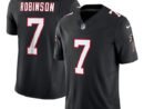 Bijan Robinson Atlanta Falcons Nike Alternate Vapor F.U.S.E. Limited Jersey - Black/White