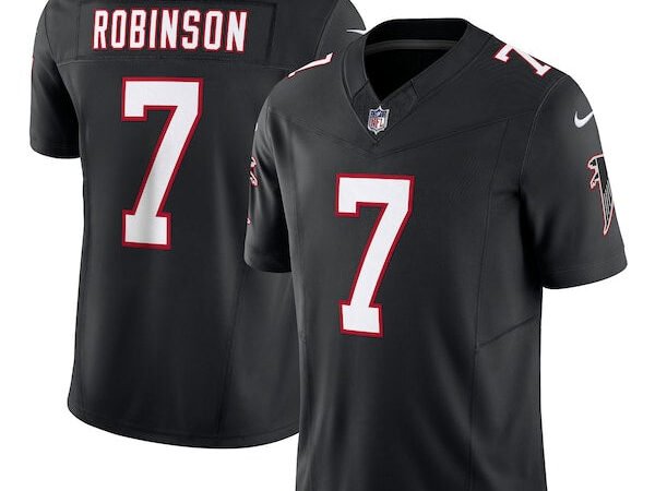 Bijan Robinson Atlanta Falcons Nike Alternate Vapor F.U.S.E. Limited Jersey - Black/White