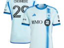 Mathieu Choinière CF Montreal adidas 2024 La Main Authentic Player Jersey – Light Blue