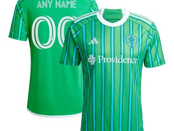 Seattle Sounders FC adidas 2024 The Anniversary Kit Replica Custom Jersey – Green