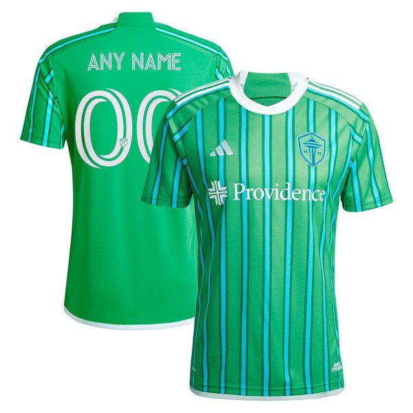 Seattle Sounders FC adidas 2024 The Anniversary Kit Replica Custom Jersey – Green