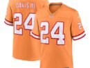 Carlton Davis III Tampa Bay Buccaneers Nike Throwback Game Jersey - Orange/Red