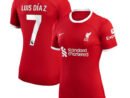 Luis Diaz Liverpool Nike Women's 2023/24 Home Replica Player Jersey - Red