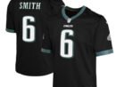 DeVonta Smith Philadelphia Eagles Nike Youth Game Jersey - Black/White