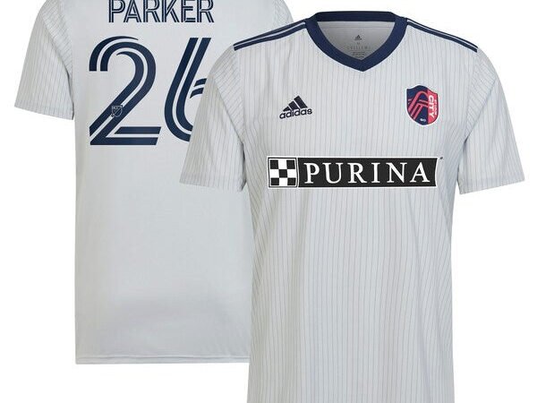 Tim Parker St. Louis City SC adidas 2024 The Spirit Kit Replica Jersey - Gray