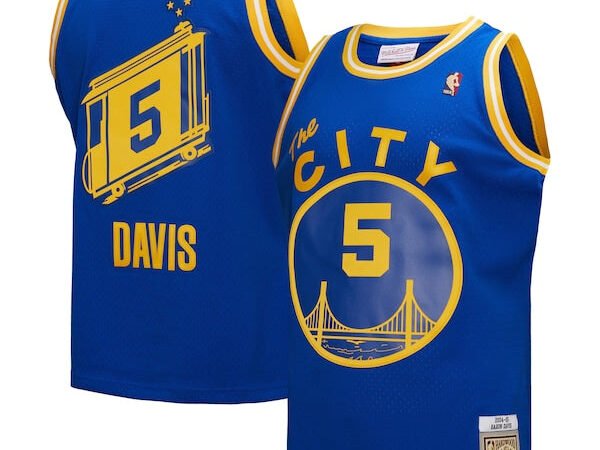 Baron Davis Golden State Warriors  Hardwood Classics 2004/05 Swingman Jersey - Royal
