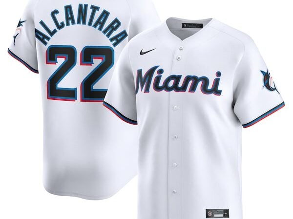 Sandy Alcantara Miami Marlins Nike Home Limited Player Jersey - White