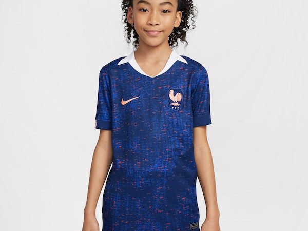 France National Team Nike Youth 2025/26 Home Replica Jersey - Blue