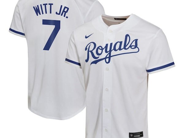 Bobby Witt Jr. Kansas City Royals Nike Youth Home Game Player Jersey - White
