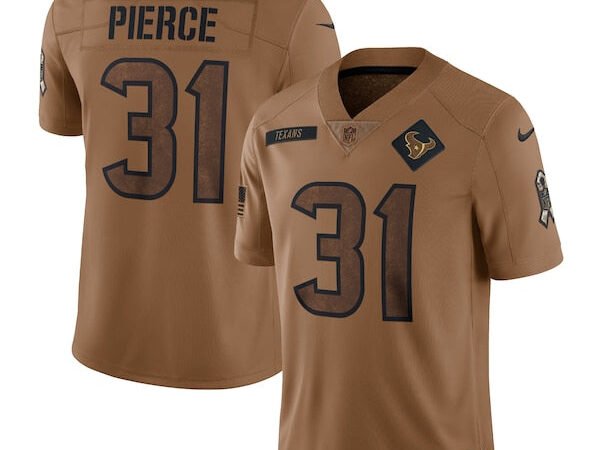 Dameon Pierce Houston Texans Nike 2023 Salute To Service Limited Jersey - Brown