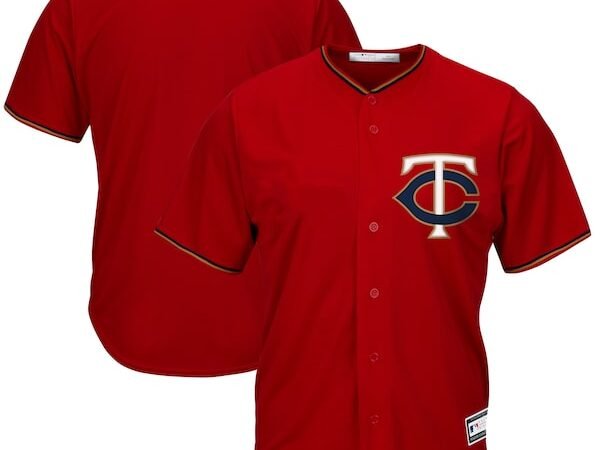 Minnesota Twins Big & Tall Replica Team Jersey - Red