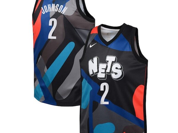 Cameron Johnson Brooklyn Nets Nike Youth  Swingman Replica Jersey - City Edition - Black