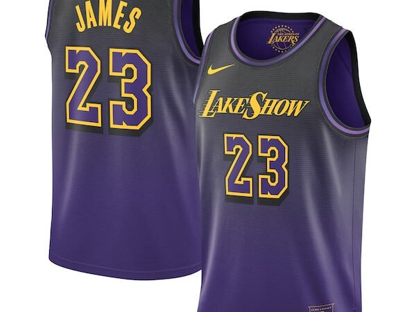 LeBron James Los Angeles Lakers Nike Unisex 2024/25 Swingman Player Jersey - City Edition - Purple