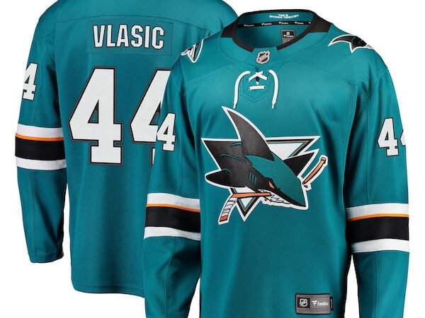 Marc-Edouard Vlasic San Jose Sharks Premier Breakaway Player Jersey - Teal/Black