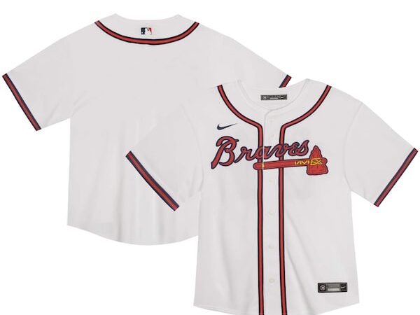 Atlanta Braves Nike Toddler Home Game Jersey - White