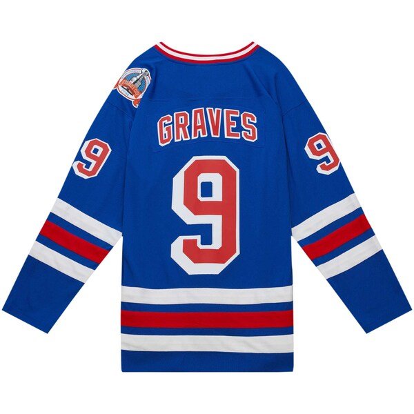 Adam Graves New York Rangers 1993/94 Blue Line Player Jersey - Royal