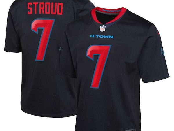 C.J. Stroud Houston Texans Nike Youth 2nd Alternate Game Jersey - Navy/Red