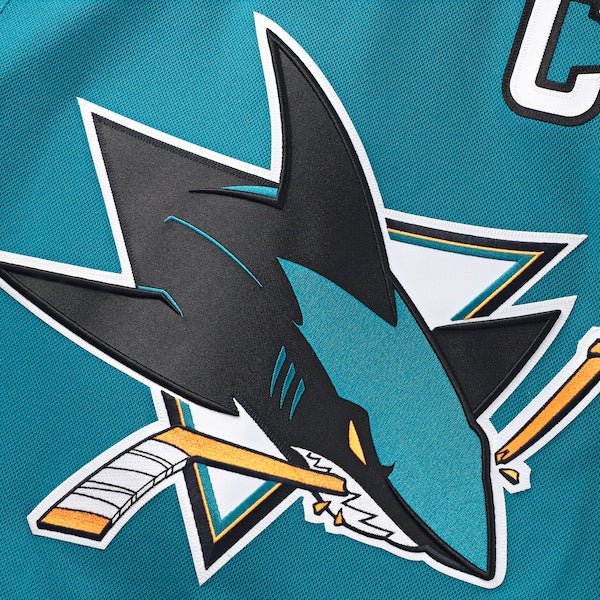San Jose Sharks Home Premium Custom Jersey - Teal