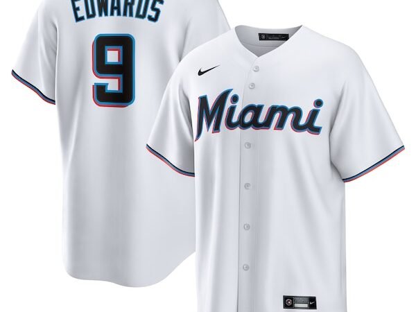 Xavier Edwards Miami Marlins Nike Home Replica Jersey - White