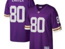 Cris Carter Minnesota Vikings Legacy Replica Jersey - Purple