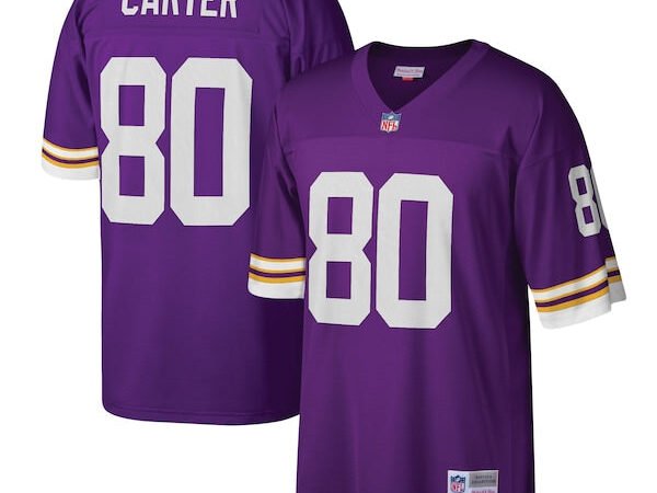 Cris Carter Minnesota Vikings Legacy Replica Jersey - Purple