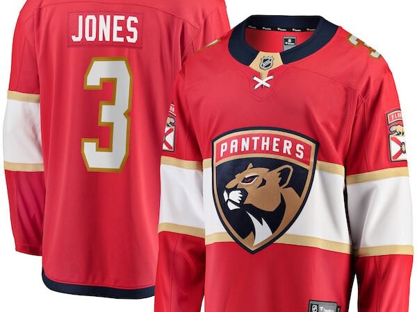 Seth Jones Florida Panthers Home Breakaway Jersey - Red