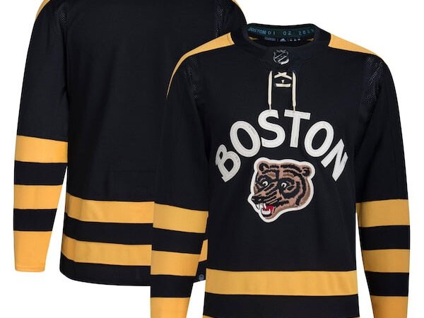Boston Bruins adidas 2023 Winter Classic Blank Jersey - Black