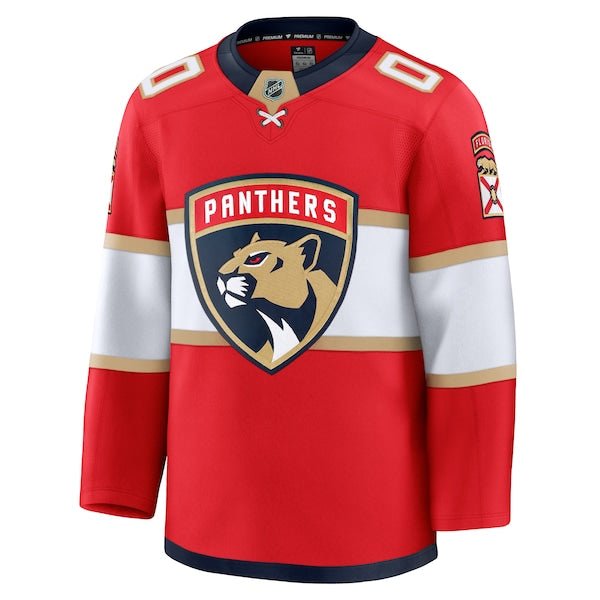 Florida Panthers Home Premium Custom Jersey - Red