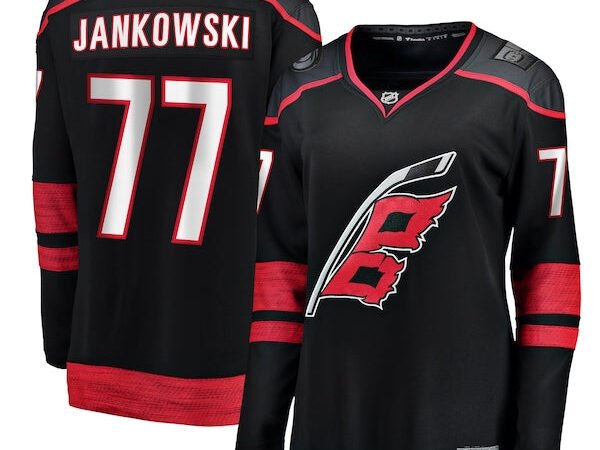Mark Jankowski Carolina Hurricanes  Women's Home Breakaway Player Jersey - Black