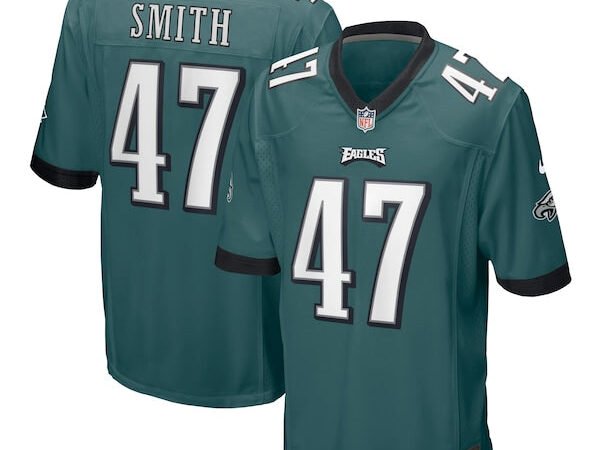 Brandon Smith Philadelphia Eagles Nike  Game Jersey - Midnight Green