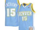 Carmelo Anthony Denver Nuggets Youth 2003-04 Hardwood Classics Swingman Jersey - Powder Blue
