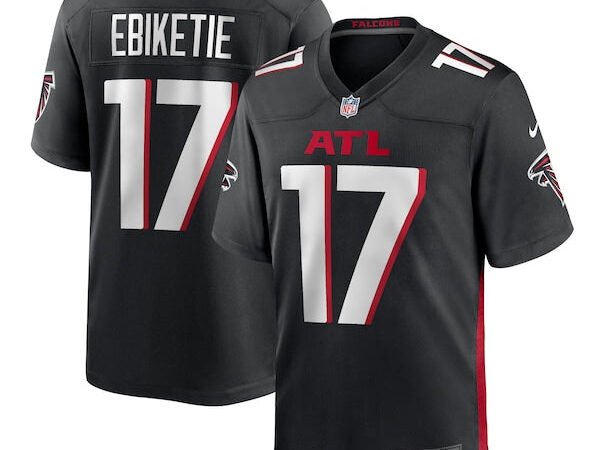Arnold Ebiketie Atlanta Falcons Nike Team Game Jersey -  Black