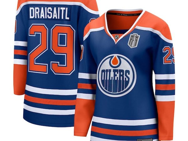 Leon Draisaitl Edmonton Oilers Women's 2025 Stanley Cup Final Home Breakaway Jersey - Royal
