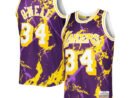 Shaquille O'Neal Los Angeles Lakers 1996/97 Hardwood Classics Marble Swingman Jersey - Purple