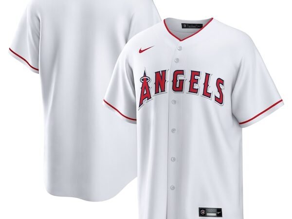 Los Angeles Angels Nike Home Blank Replica Jersey - White