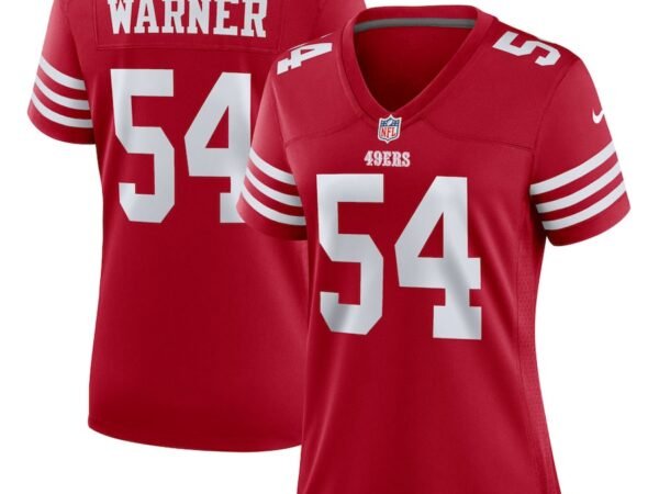 Fred Warner San Francisco 49ers Nike Women's Team Game Player Jersey - Scarlet