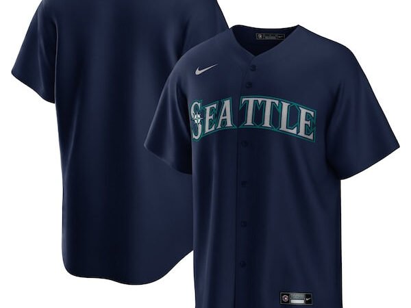 Seattle Mariners Nike Alternate Replica Team Jersey - Navy