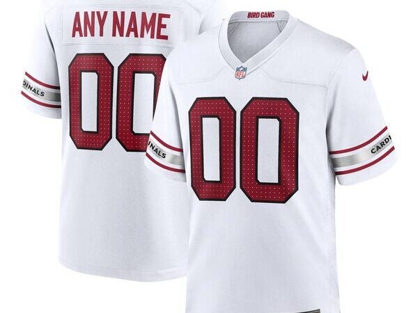 Arizona Cardinals Nike Custom Game Jersey - White