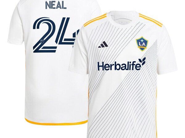 Jalen Neal LA Galaxy adidas 2024 Angeleno Kit Replica Player Jersey - White/Green