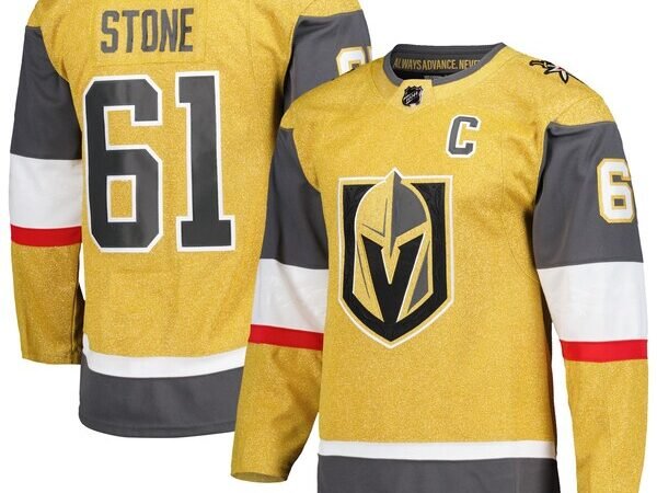 Mark Stone Vegas Golden Knights adidas Home Primegreen Authentic Player Jersey - Gold