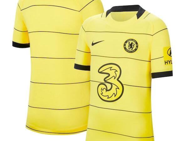 Chelsea Nike Youth 2021/22 Away Breathe Stadium Jersey - Yellow