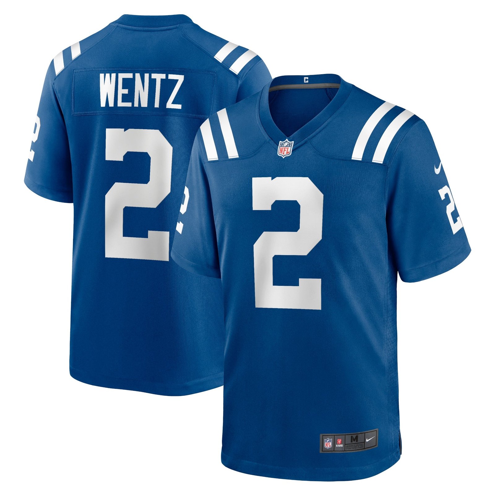 Carson Wentz Indianapolis Colts Nike Game Jersey - White/Royal