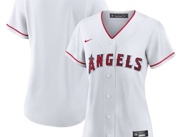 Los Angeles Angels Nike Women's Home Blank Replica Jersey - White