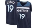 Joan Beringer Minnesota Timberwolves  Youth 2025 NBA Draft First Round Pick Fast Break Replica Jersey - Icon Edition - Navy
