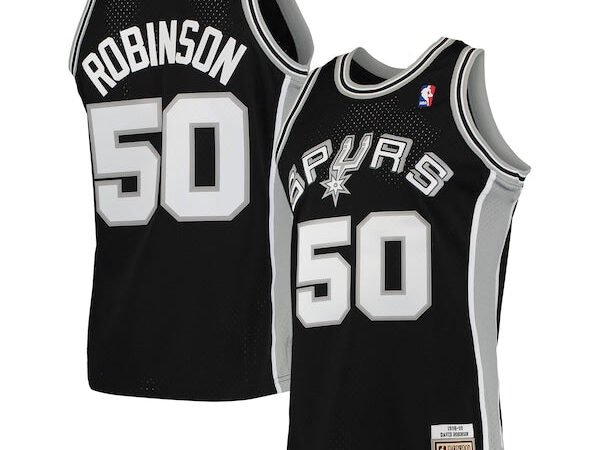 David Robinson San Antonio Spurs 1991/92 Hardwood Classics Swingman Jersey - Black