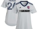 Tim Parker St. Louis City SC adidas Women's 2024 The Spirit Kit Replica Jersey - Gray