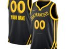 Golden State Warriors Nike Unisex 2023/24 Custom Swingman Jersey - Black - City Edition